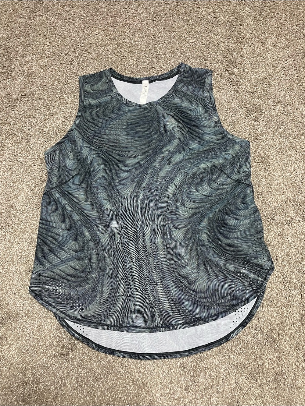 Lululemon High Neck Split Hem Run Tank Women’s 12